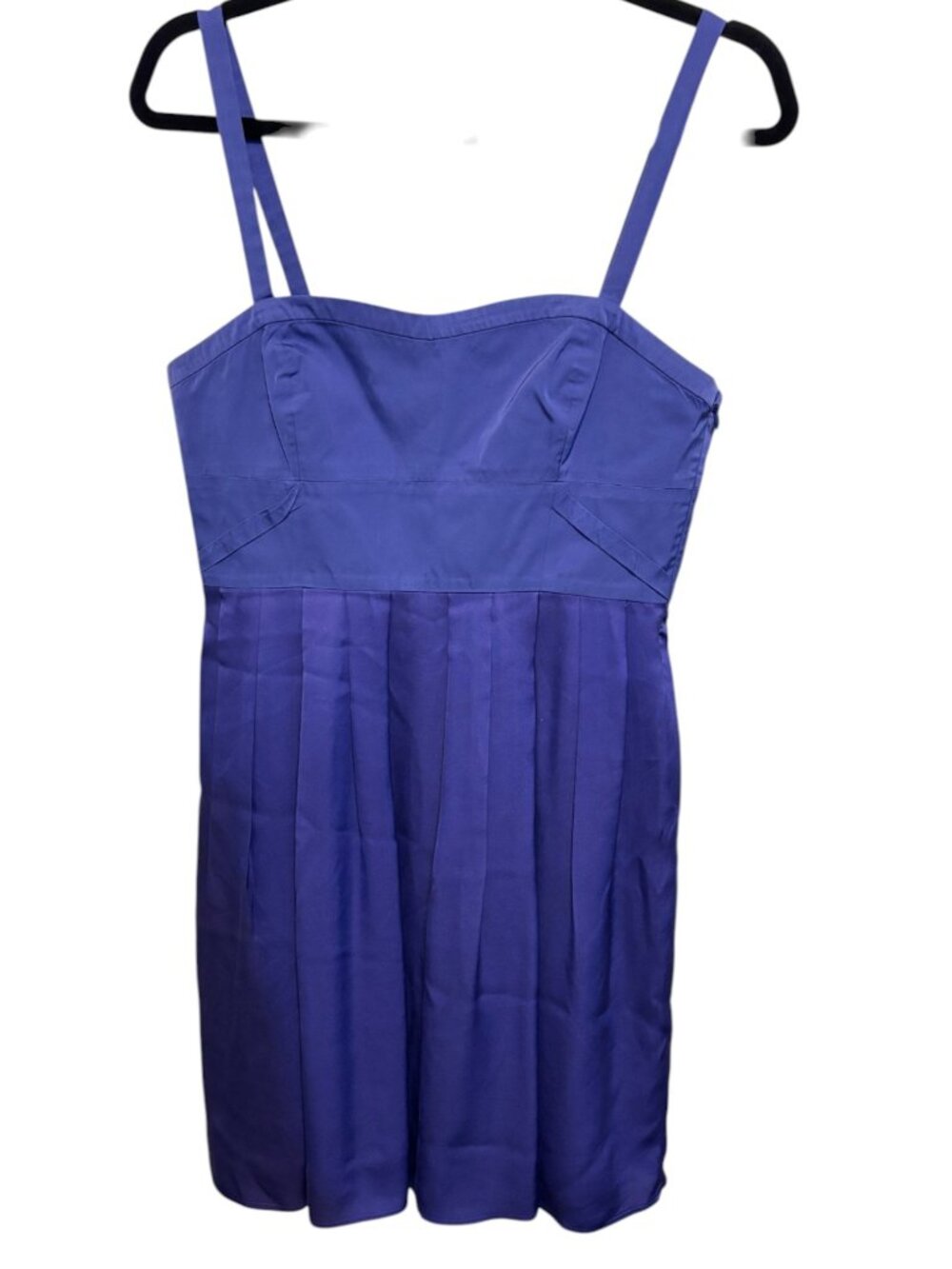 Theory Julietta Silk Purple Mini Dress